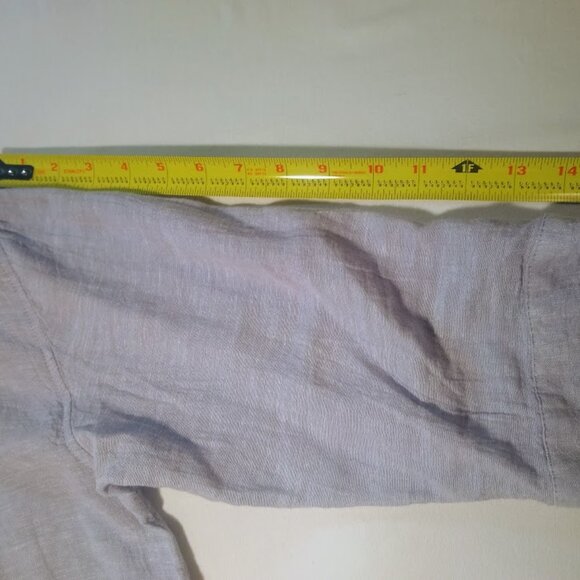 Tahari  L   women's tunic button down  lavender - Picture 3 of 11